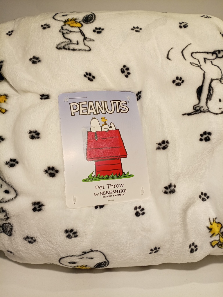 COBIJA SNOOPY BLANCA