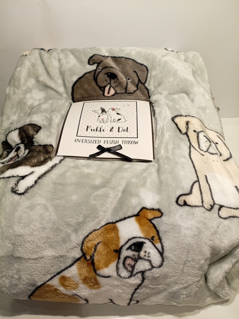 COBIJA DE PERROS GRIS