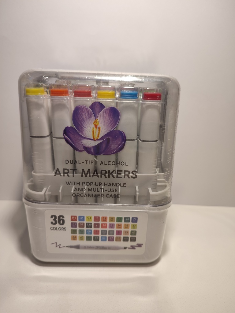 MARCADORES DUAL- TIP FABRIC MARKERS TIP 24 UNIDADES
