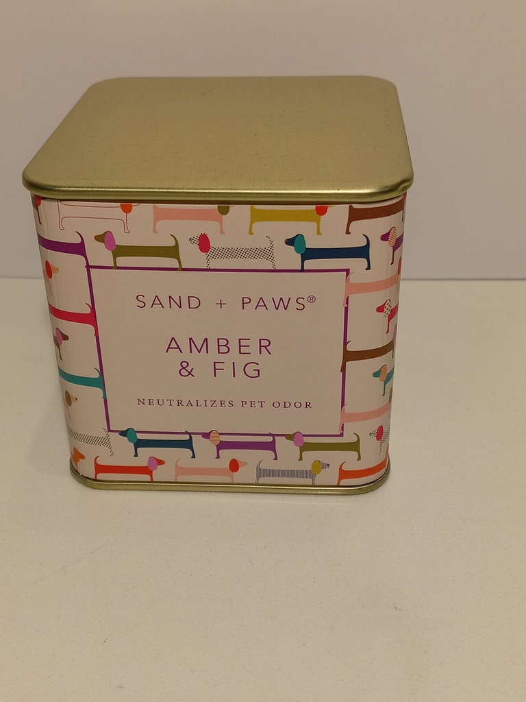 VELAS AROMATICAS SAND+PAWS AMBER 