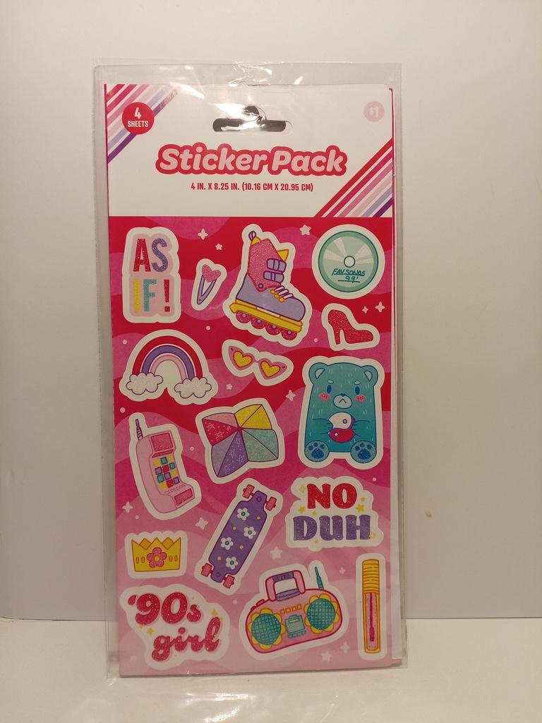 SET DE STICKERS 90 GIRLS