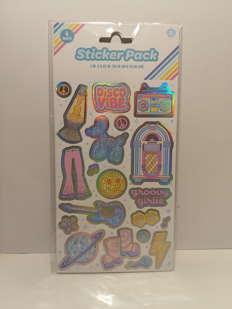SET DE STICKERS DISCO VIBE