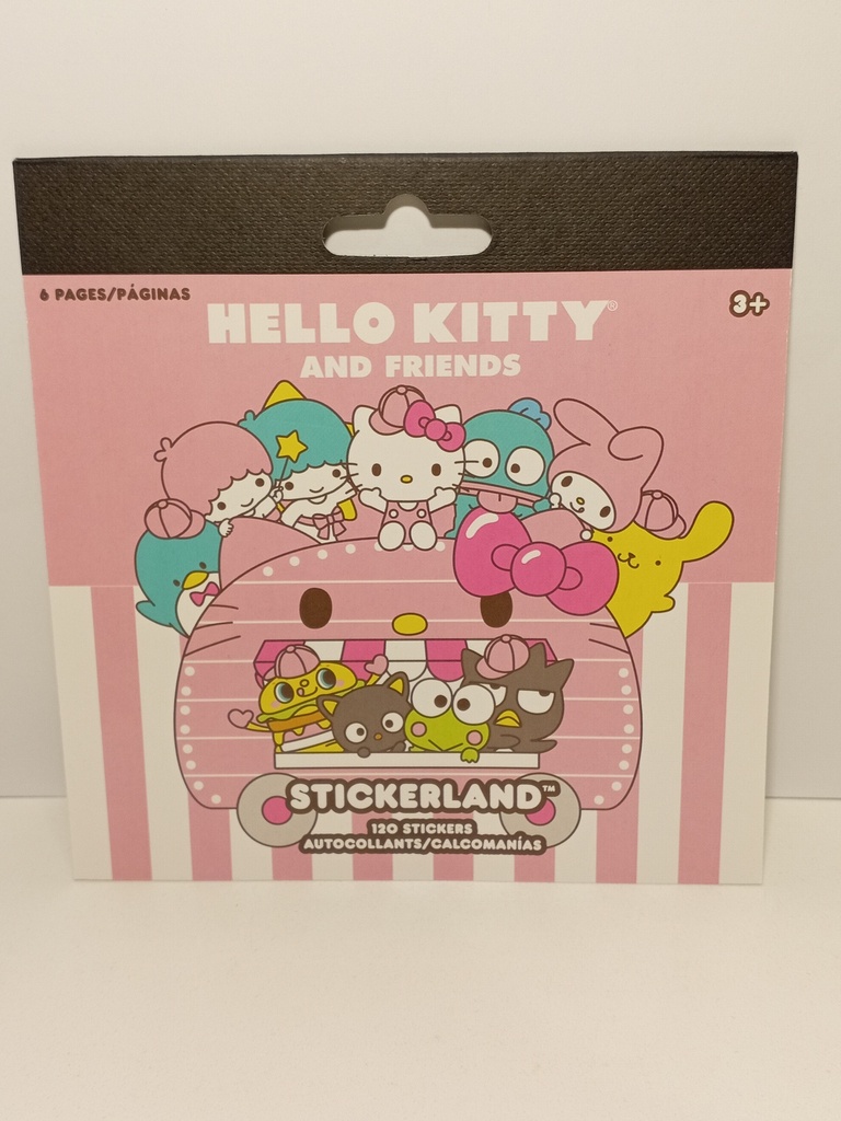 STICKERS HELLO KITTY & FRIENDS 6 PAGINAS