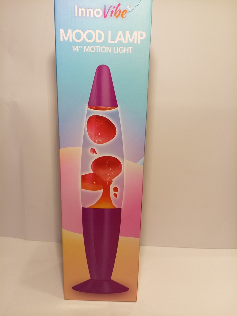 LAMPARA LUZ DE MOVIMIENTO 14" MORADA