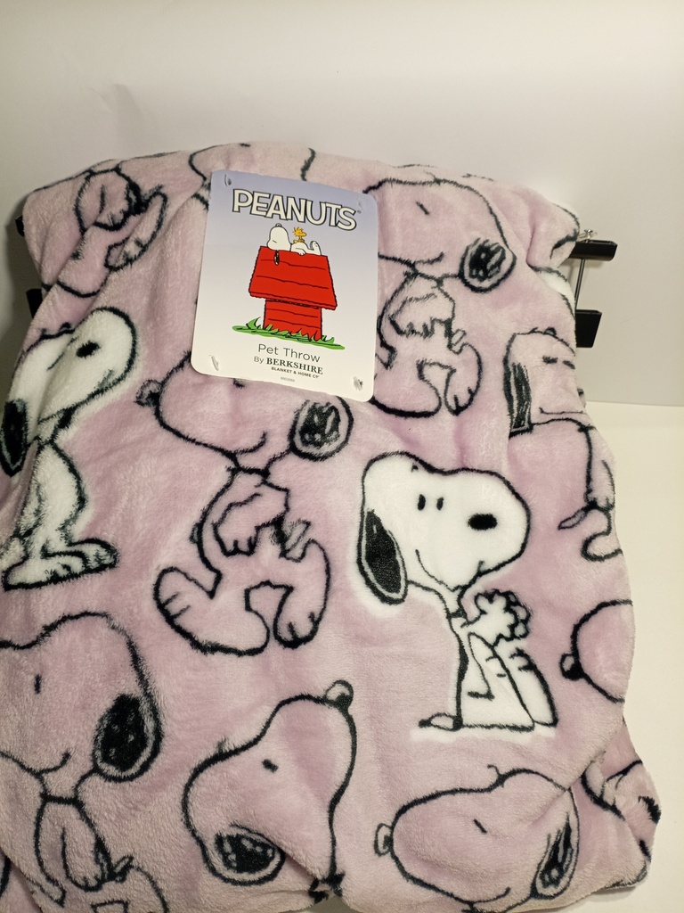 COBIJA DE SNOOPY MORADA