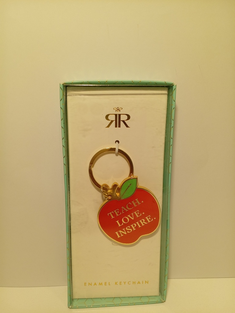 LLAVERO MANZANA ENAMEL KEYCHAIN