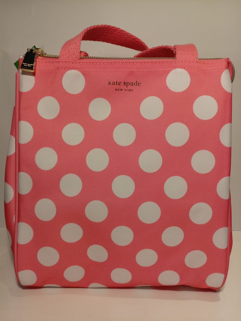 LONCHERA KATE SPADE ROSADO PUNTOS BLANCOS