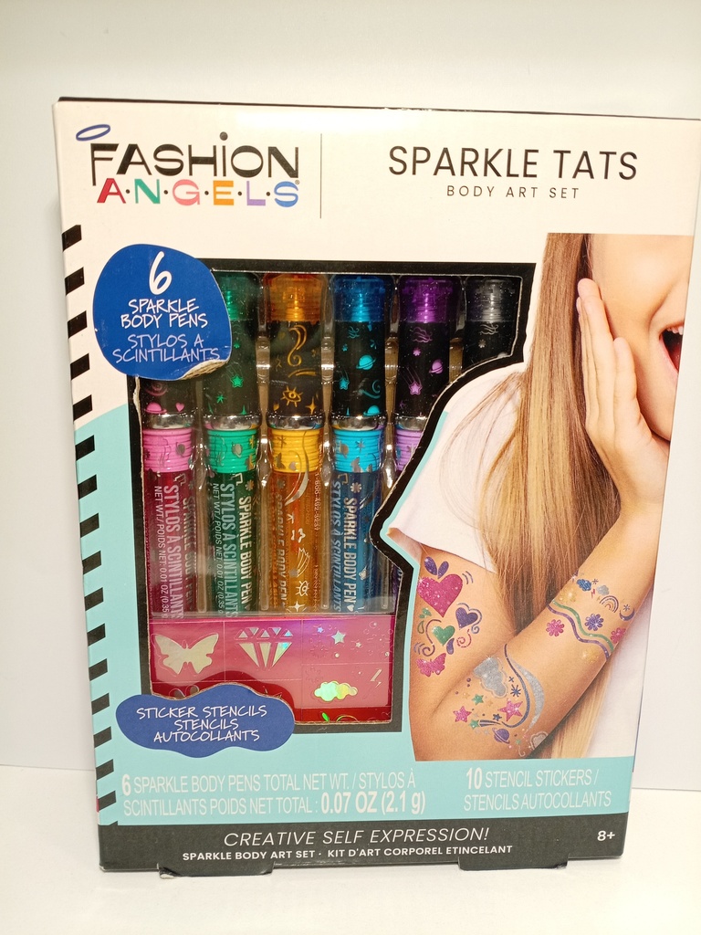 SET DE 6 MARCADORES PARA EL CUERPO FASHON ANGELS