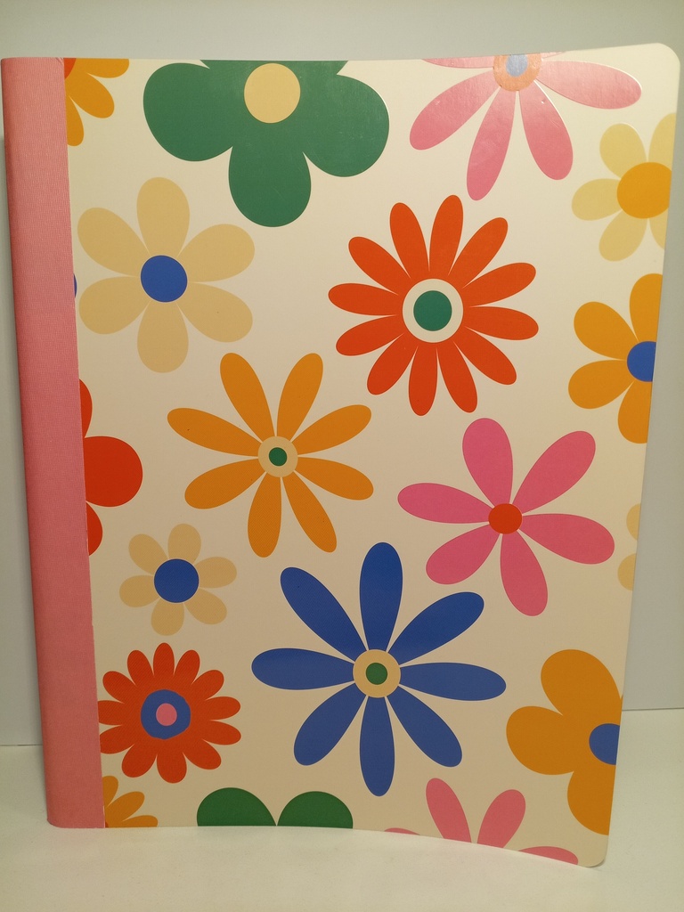 LIBRETA EMPASTADA DE FLORES