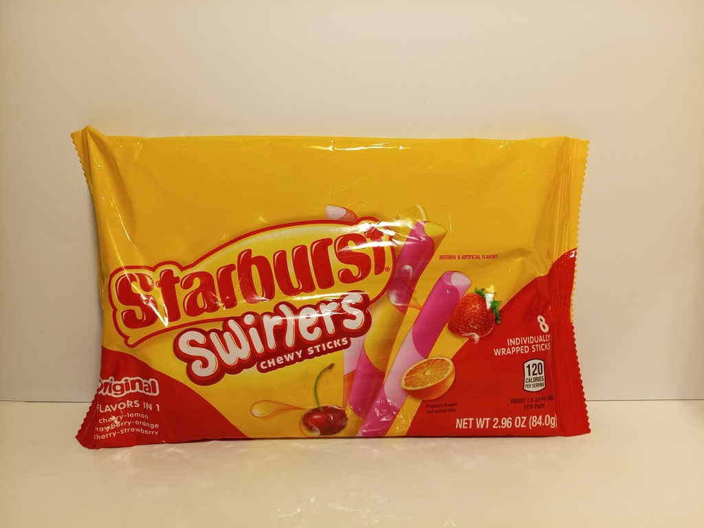 STARBURST SWIRLERS CHEWY STICKS