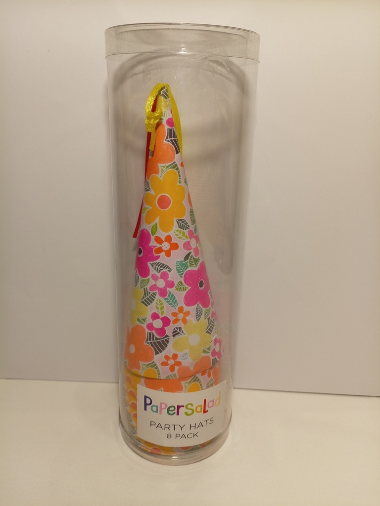 GORRO DE FIESTA SET DE 8 FLORES