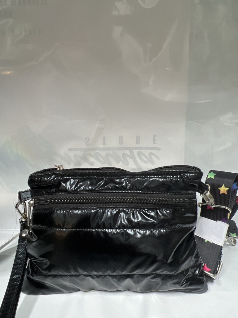 BANDOLERA NEGRA TOO TRENZ