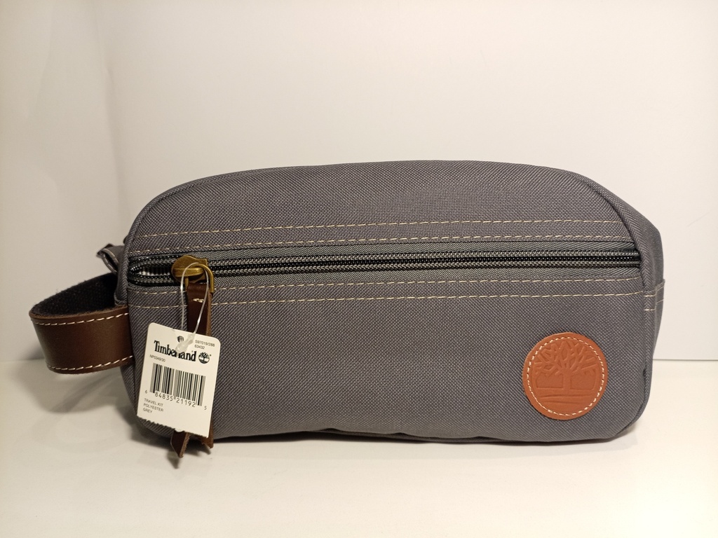 BOLSO NECESER GRIS TIMBERLAND