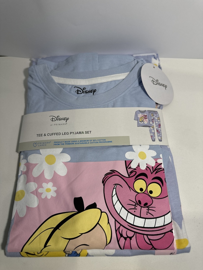 PIJAMA ALICIA EN EL PAÍS DE LAS MARAVILLAS TALLA 2XS