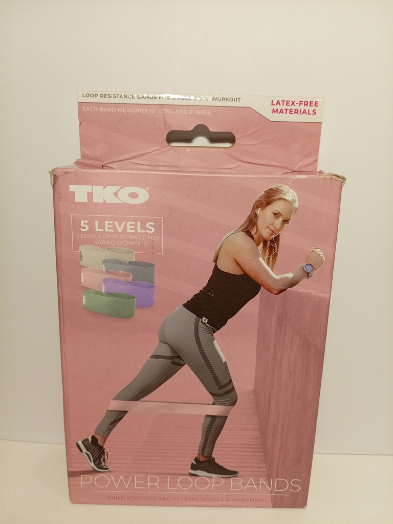 TKO SET DE 5 BANDAS DE RESISTENCIA 