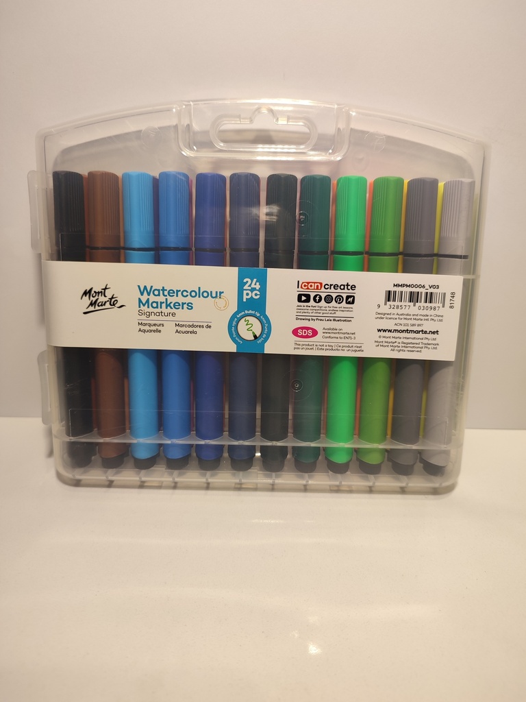 MARCADORES- WATERCOULOR SIGNATURE MONT MARTE