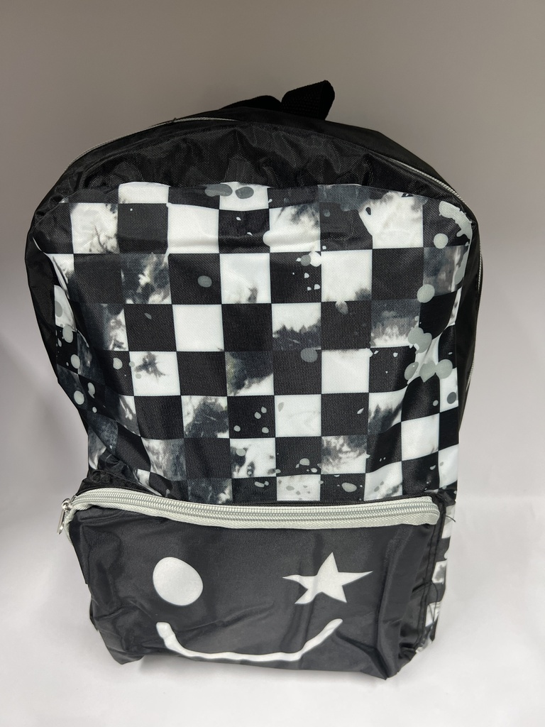 BOLSO METROPACK NEGRO DE CUADROS