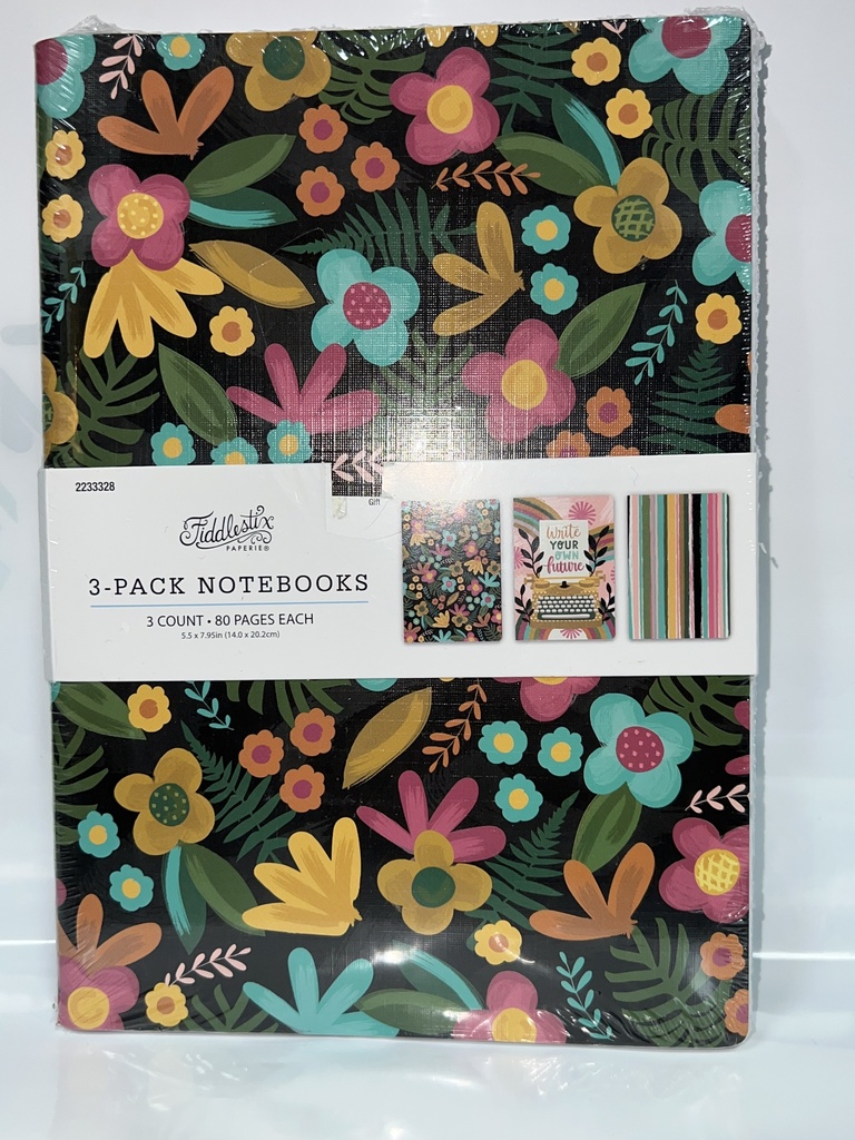 PACK 3 LIBRETA DE NOTAS 