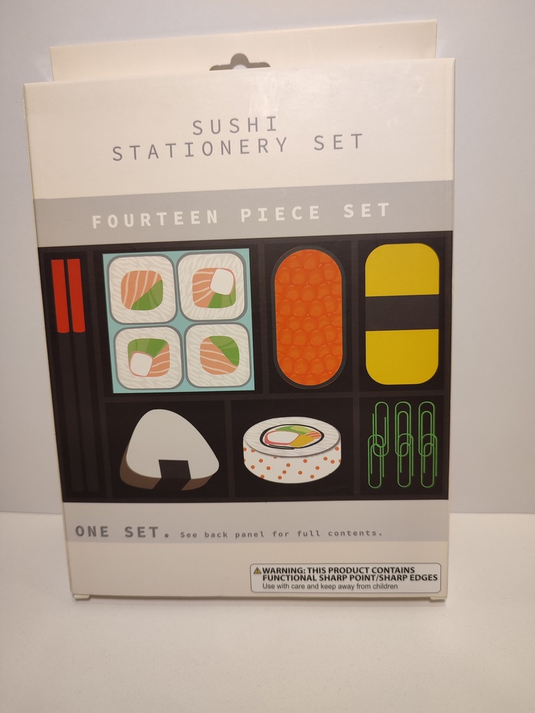 KIT PAPELERIA FOURTEEN PIECE SET - SUSHI