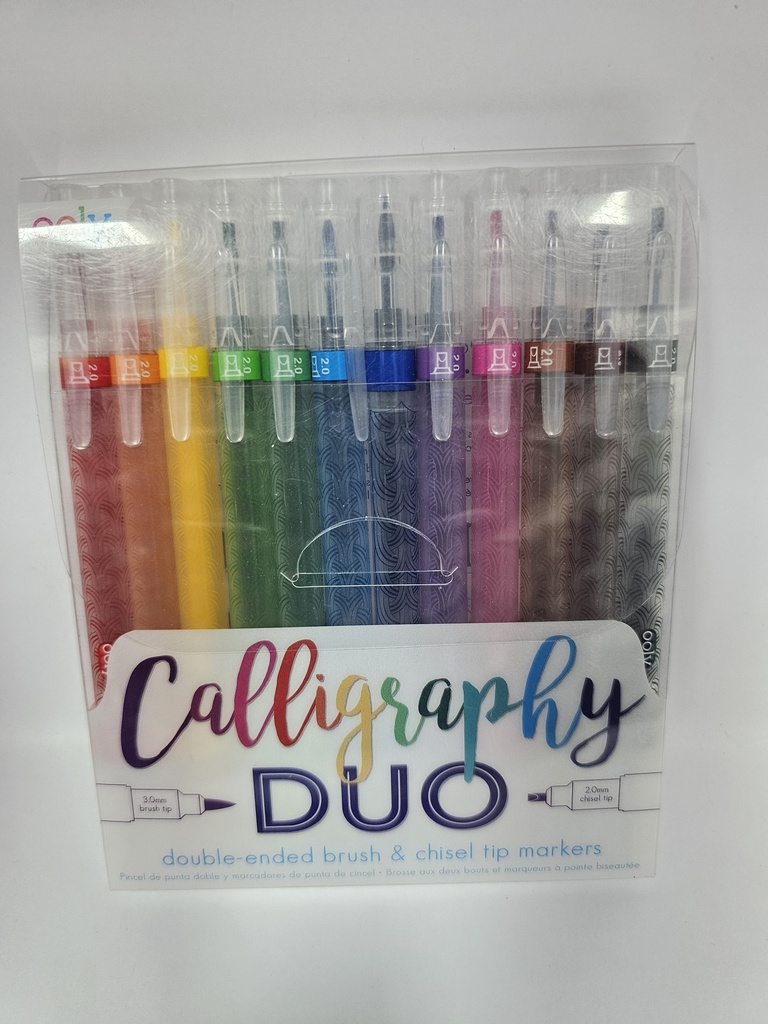 MARCADORES OOLY CALLIGRAPHY DUO PINCEL DOBLE PUNTA