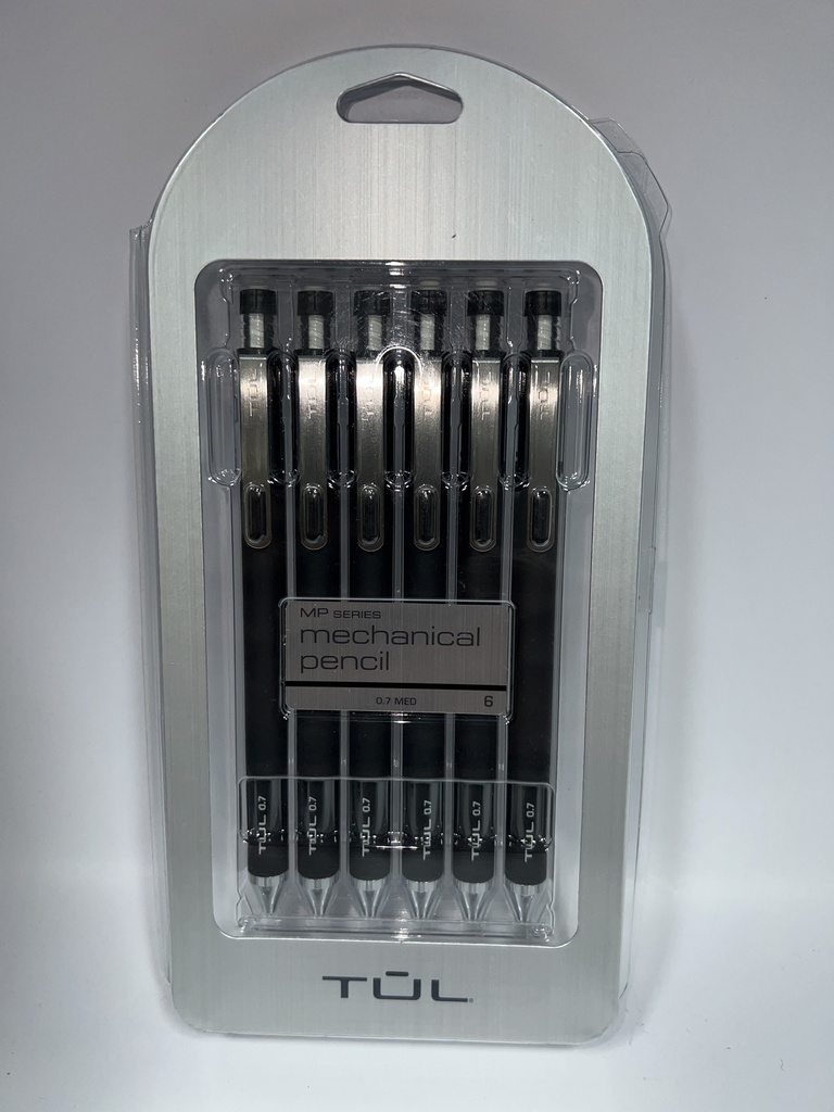 MP SERIES MECHANICAL PENCILS NEGRO 6 UNIDADES