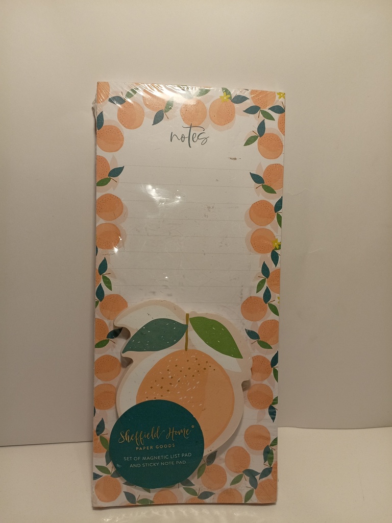 BLOCK DE NOTA DE NARANJAS