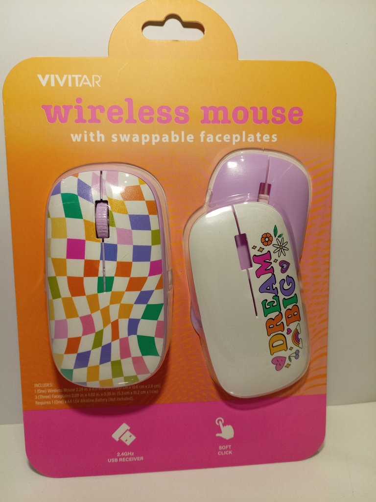 WIRELESS MOUSE INALAMBRICO CON PLACAS FRONTALES INTERCAMBIABLE
