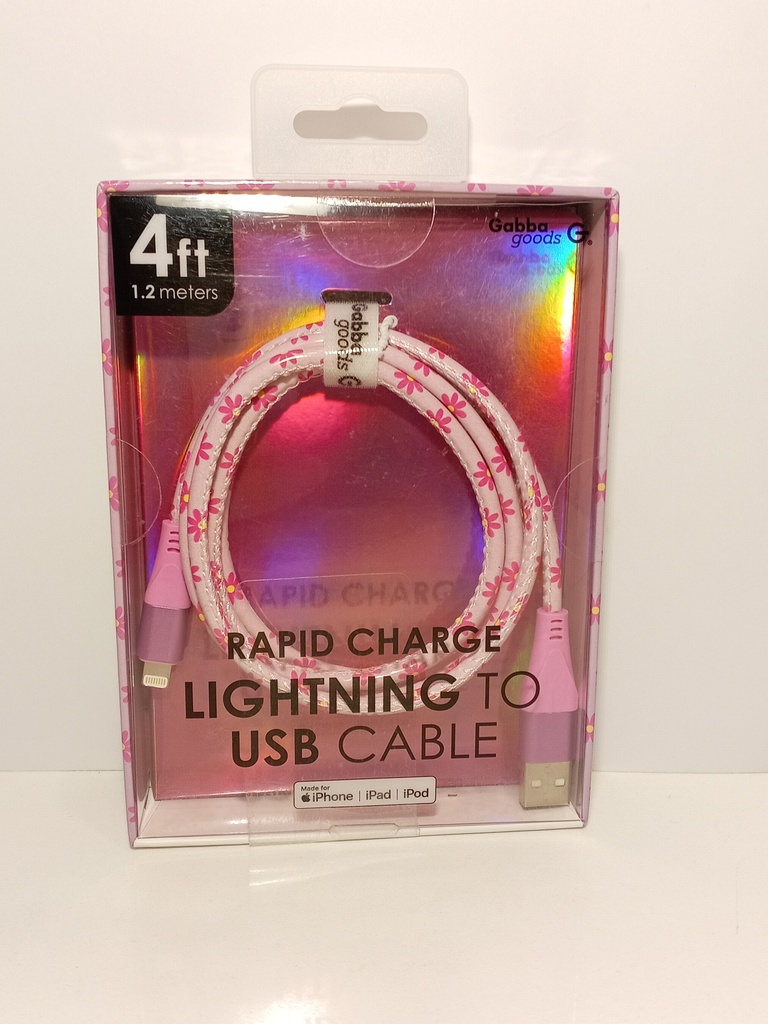 CABLE LIGHTNING RAPID CHARGE 4FT 