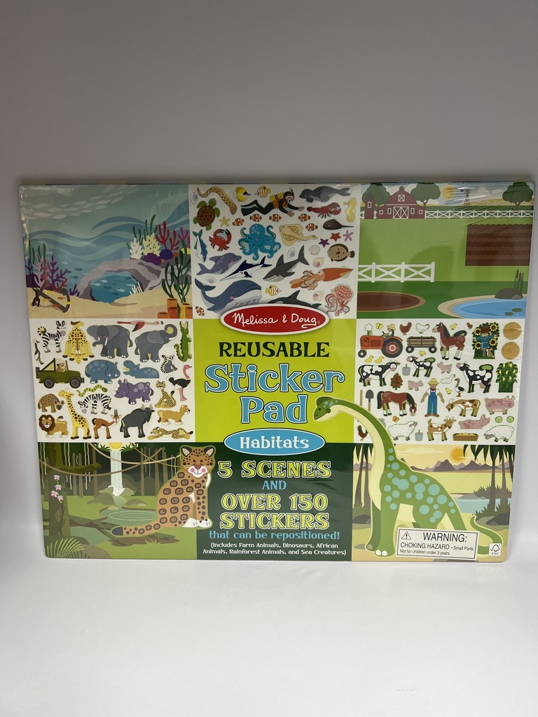 BLOCK DE STICKERS REUSABLES 150 UNI