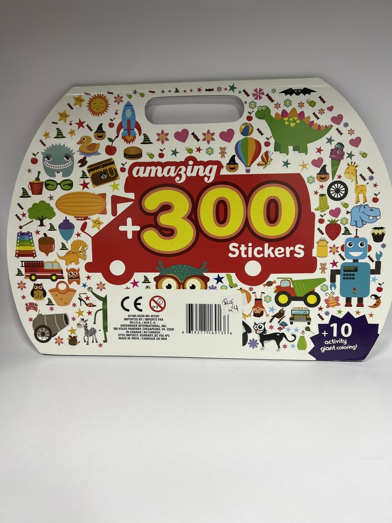 BLOCK DE 300 STICKERS AMAZING