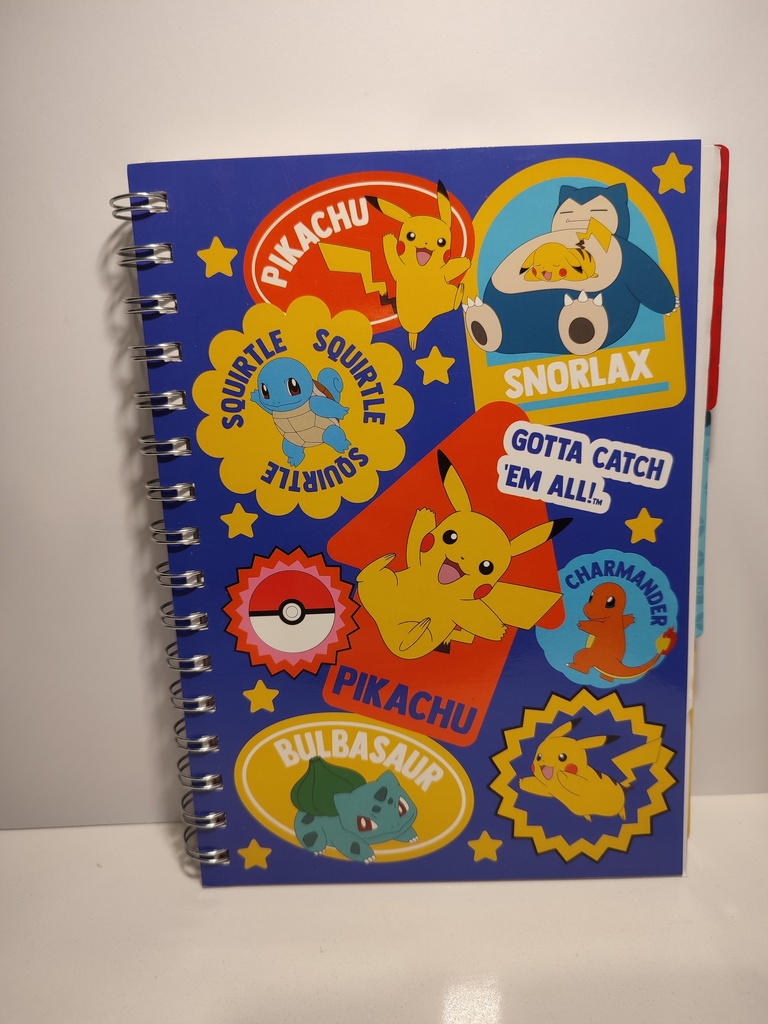 LIBRETA DE NOTAS- PIKACHU