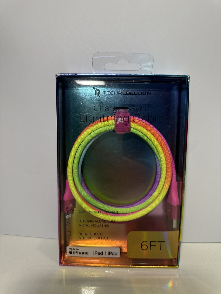 CABLE LIGHTNING CHARGE+SYNC 6FT