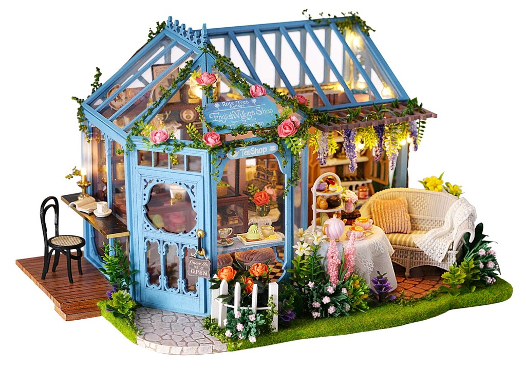 ROSE GARDEN TEA HOUSE DIY HOUSE