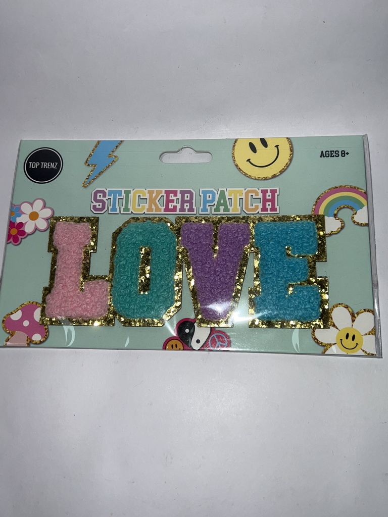 STICKER PATCH LOVE/SMILE