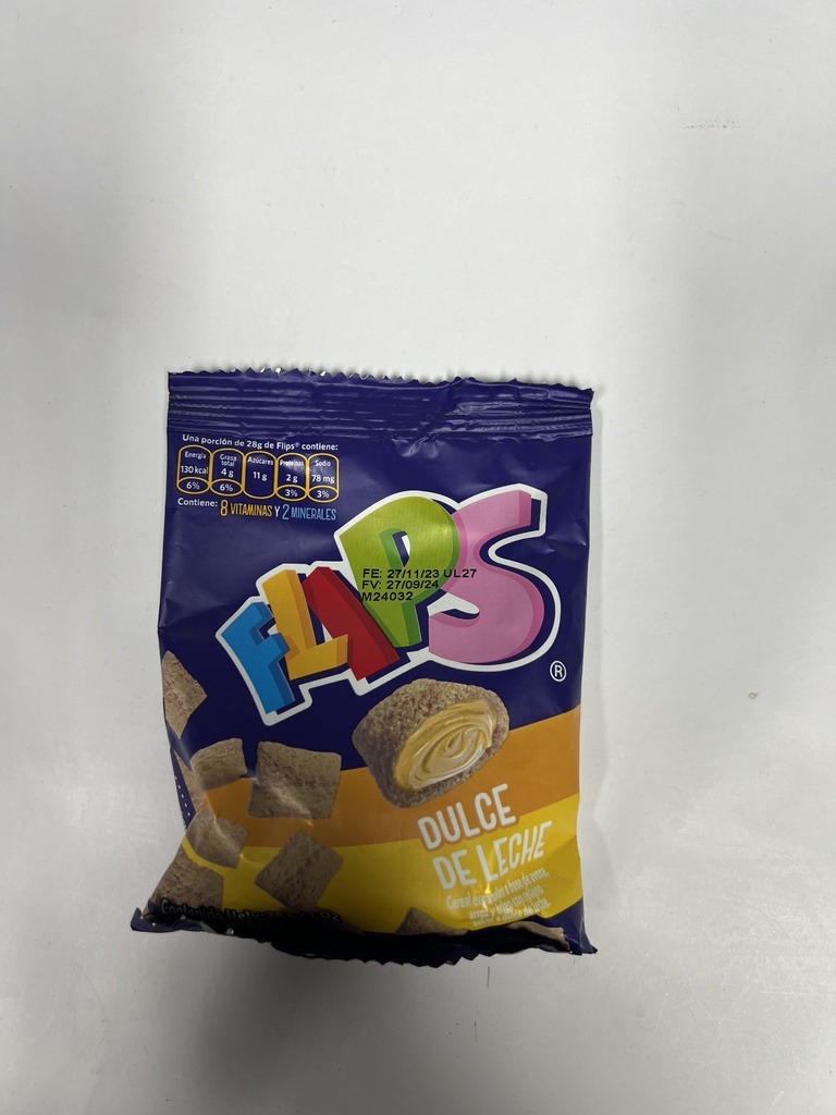 FLIPS DULCE DE LECHE 28G