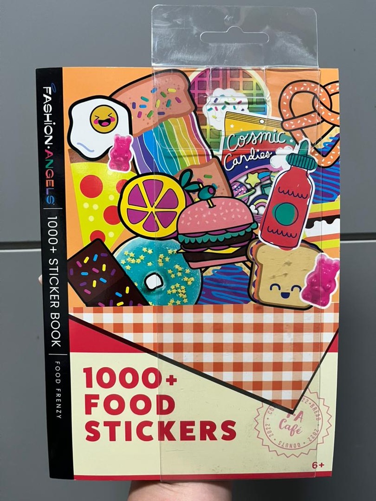 1000+ FOOD STICKERS BOOK FASHION ANGELS