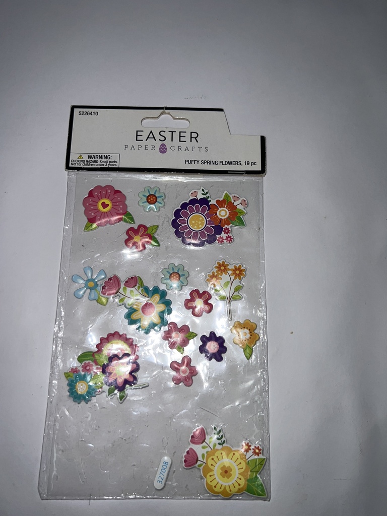  EASTER PAPER CRAFTS STICKERS FLORES