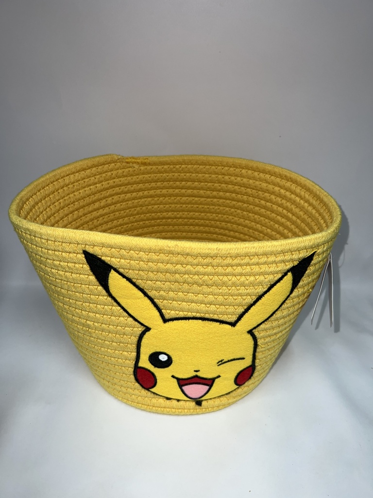 CESTA TEJIDA PIKACHU