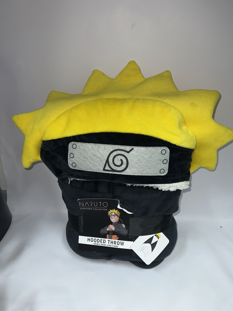 COBIJA NARUTO CON CAPUCHA 
