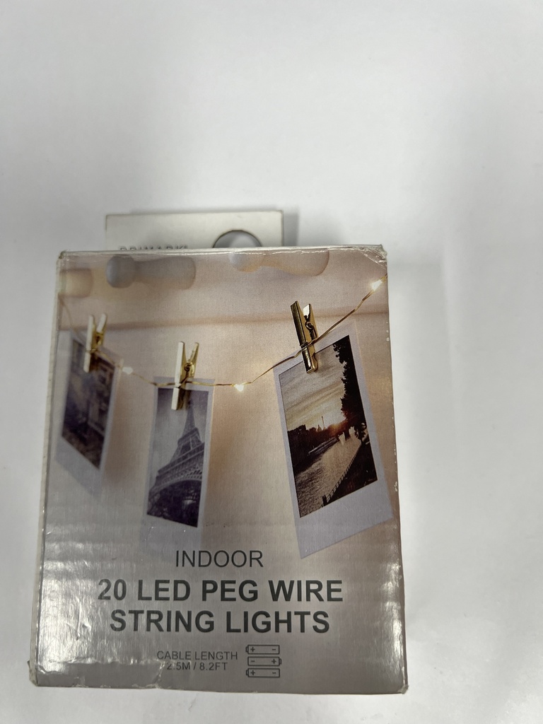 LUCES - CUERDAS DE METAL CON GANCHOS