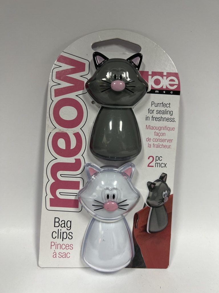 JOIE MEOW BAG CLIPS GATOS 4 PC