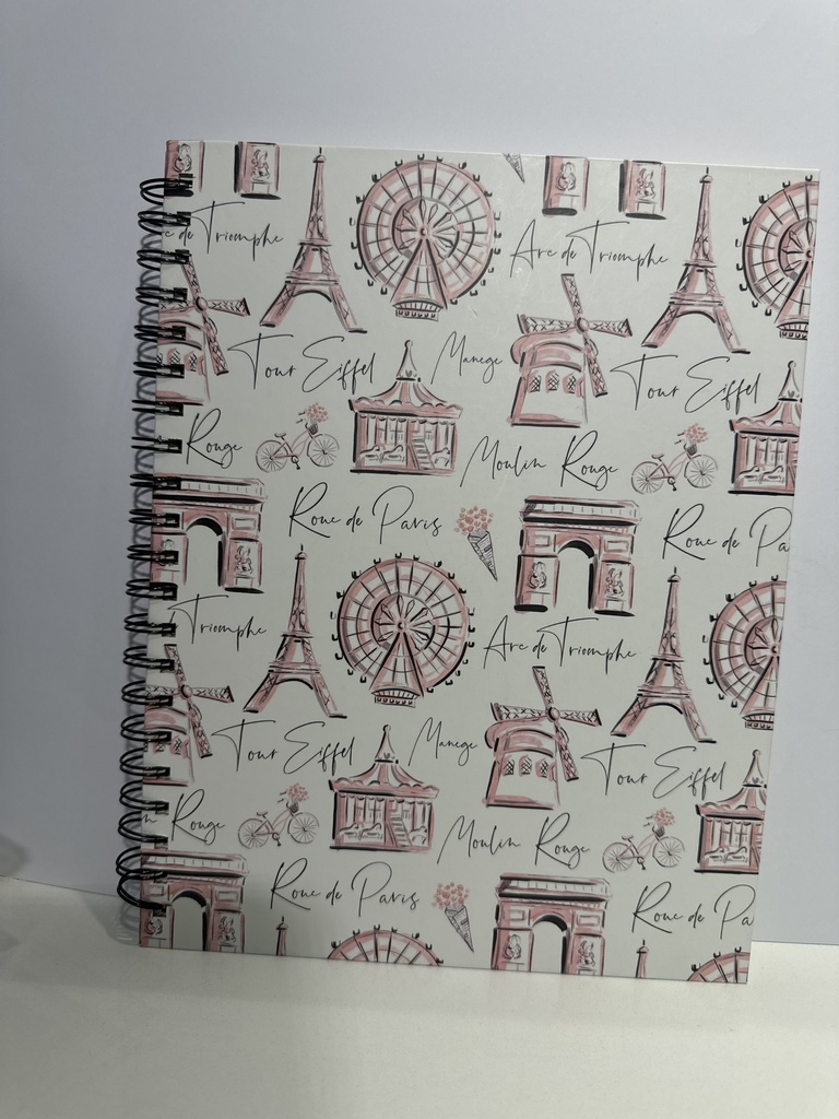 LIBRETA DE NOTAS FONDO PARIS