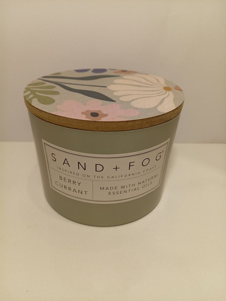 VELAS AROMATICAS SAND+FOG BERRY CURRANT
