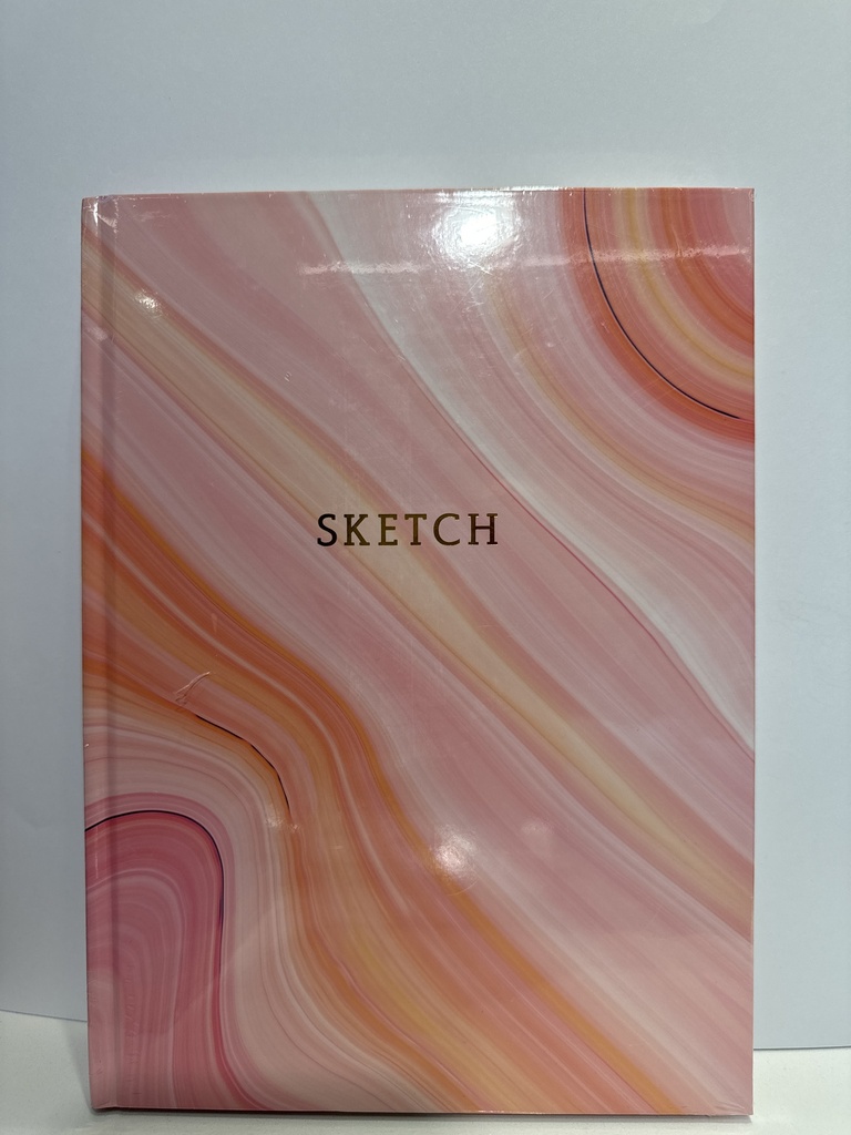 SKETCH FONDO NARANJA ROSADO