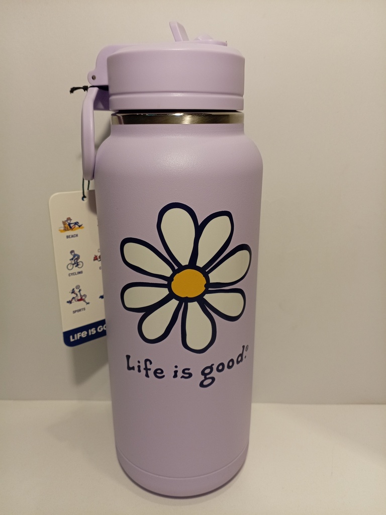 TERMO MORADO LIFE IS GOOD 32 OZ