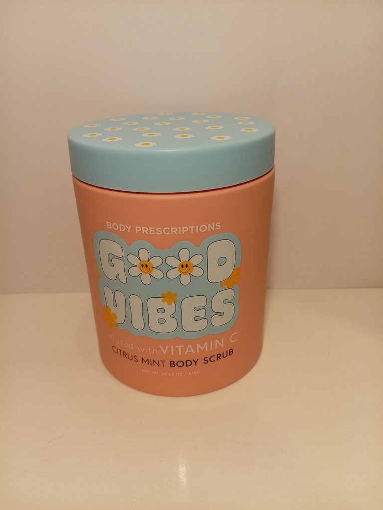GOOD VIBES CITRUS MINT BODY SCRUB 