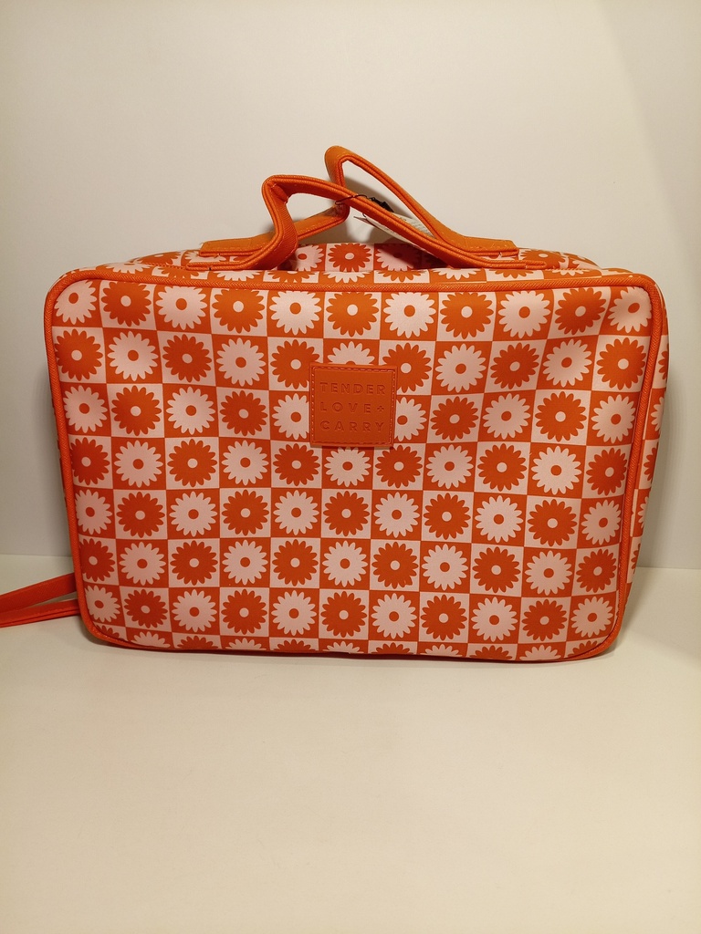 PORTACOSMETICOS NARANJA DE FLORES TENDER LOVE CARRY 