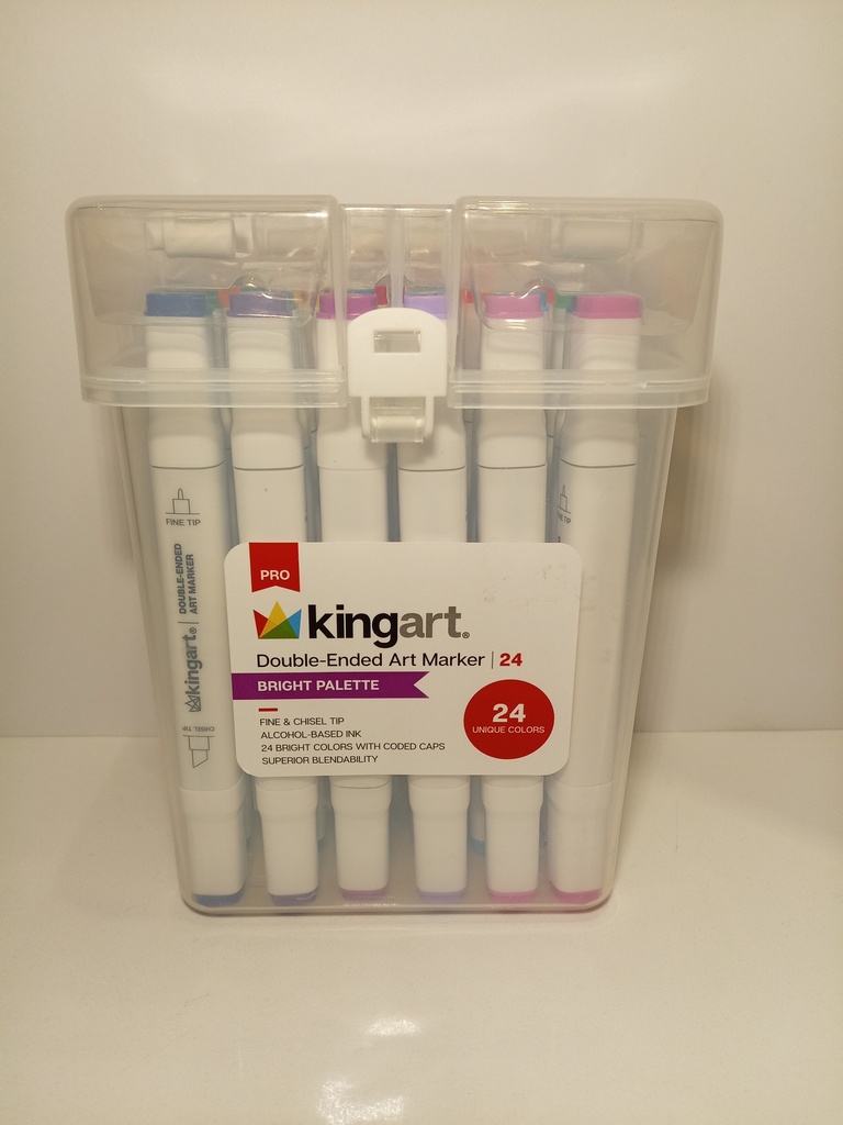 MARCADORES KINGART 24 UNIDADES