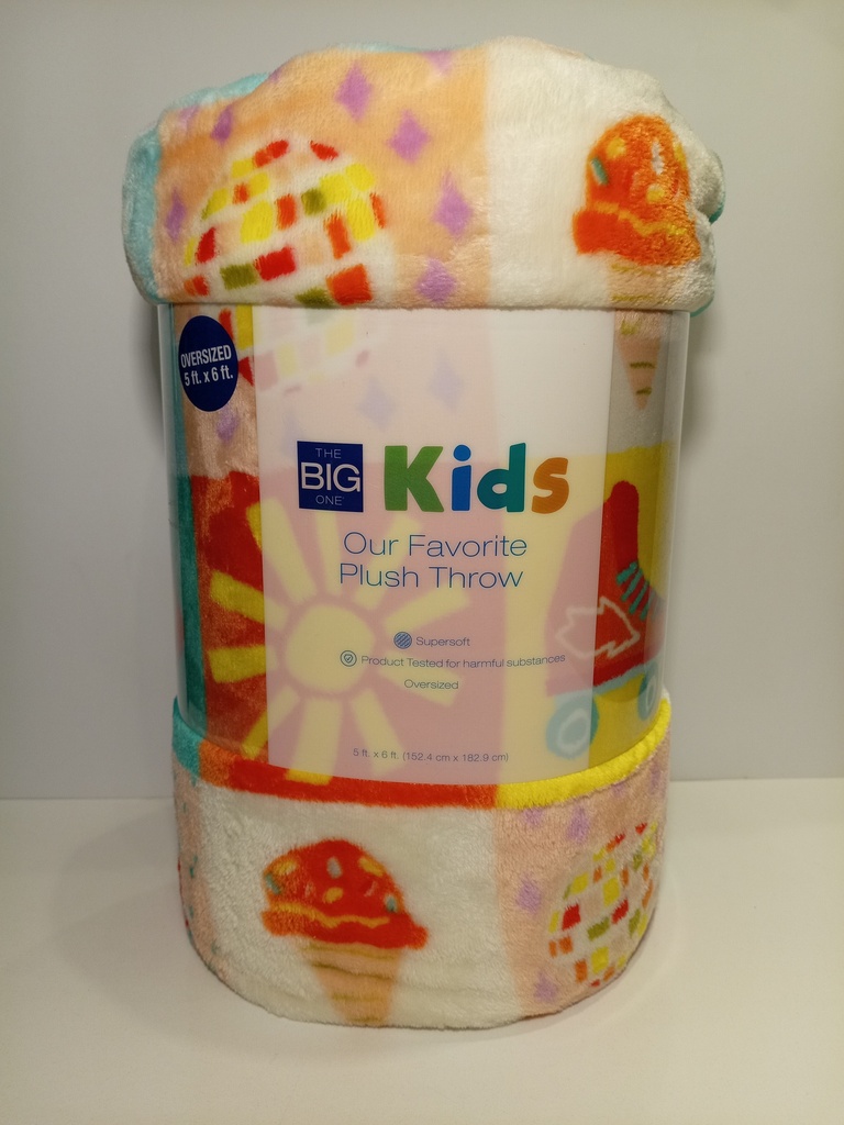 COBIJA AROCOIRIS/PATINES THE BIG ONE KIDS