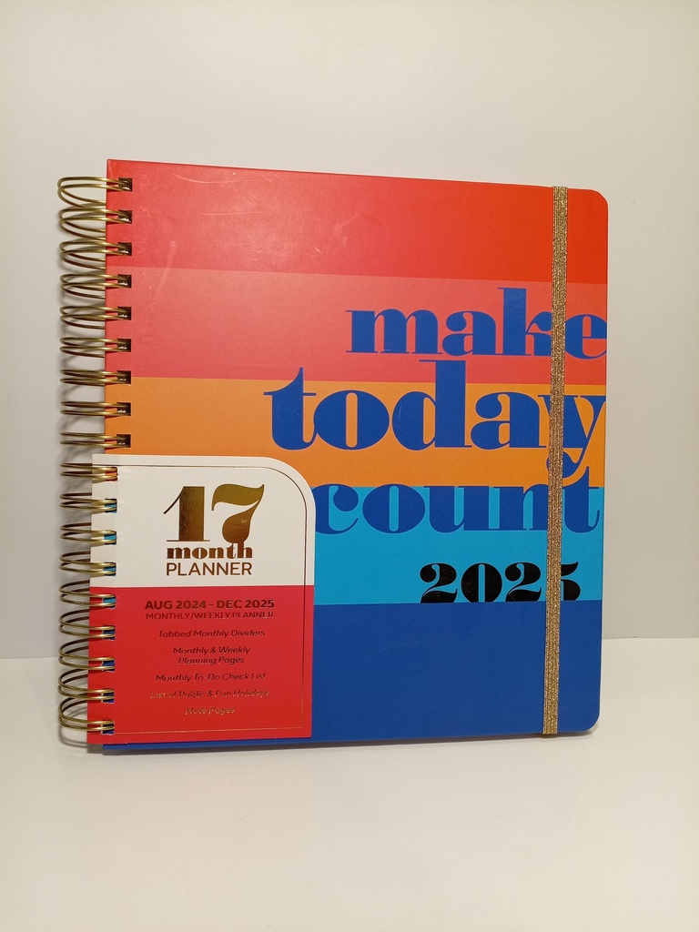 PLANIFICADOR ESPIRAL MAKE TODAY COUNT